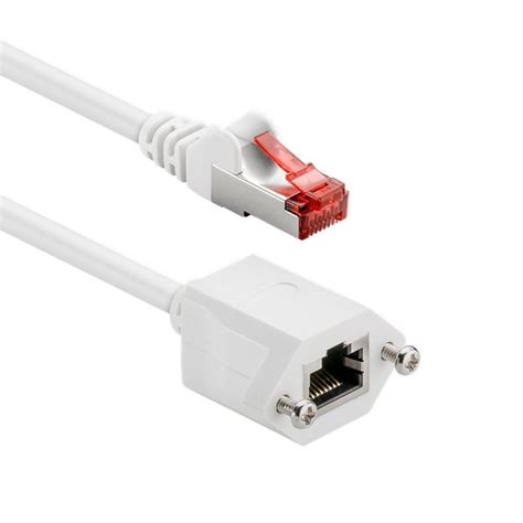 Contraer 1m Cat6 Patchkabel Verlängerung F Utp Netzwerkkabel Ethernet Lan Dsl Rj45 Kabel