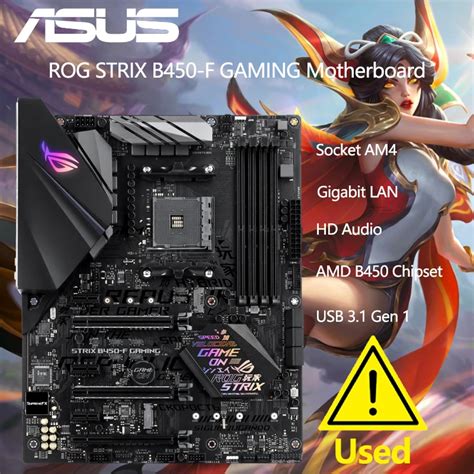 ASUS ROG Strix B450 F P Yta G Wna Do Gier ATX AMD Ryzen 2 AM4