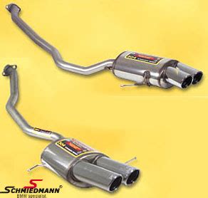 Sport Rear Silencer Set R L Side Stainless Steel Supersprint Tailpipes