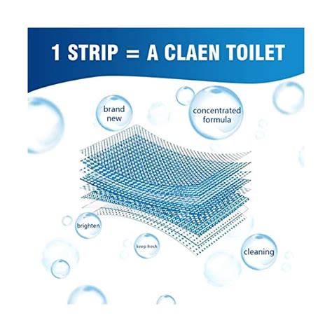 Toilet Bowl Cleaners Strips 50 Count Eco Friendly Household Toilet Cleaners Biodegradable