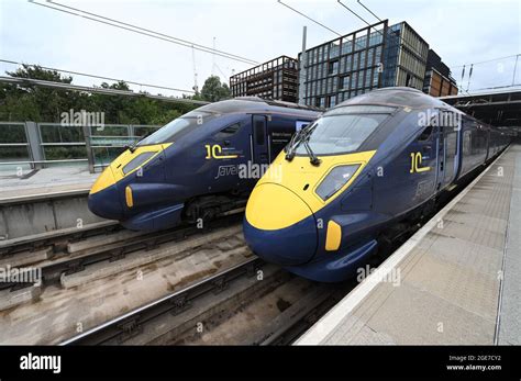 class  locomotives  st pancras station stock photo alamy