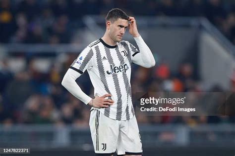 Dusan Vlahovic Of Juventus Fc Looks Dejected During The Serie A Match