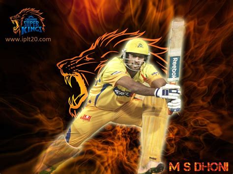 MS Dhoni CSK Wallpaper