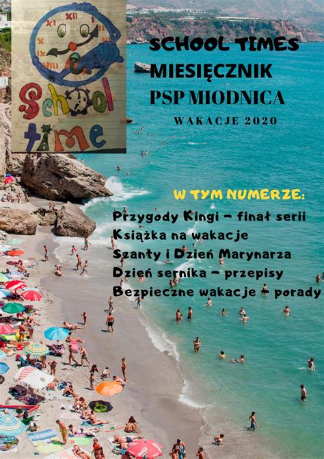 School Times Magazine Wakacje 2020 By Gazetka Szkolna Miodnica Issuu