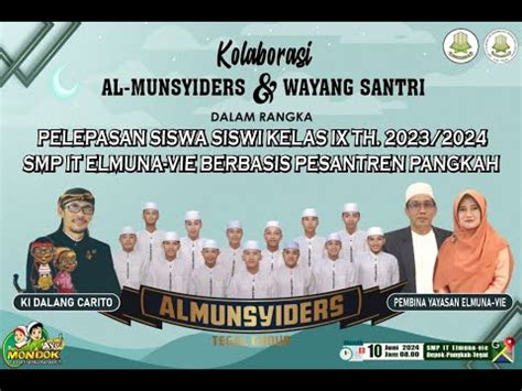 Kolaborasi Wayang Santri Ki Carito Hadroh Almunsyiders Tegal