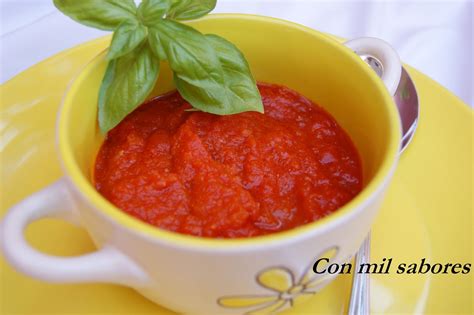 Con Mil Sabores Salsa De Tomate Casera