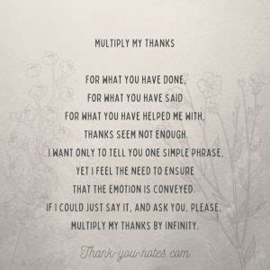 Thank You Poems - The Thank You Notes Blog