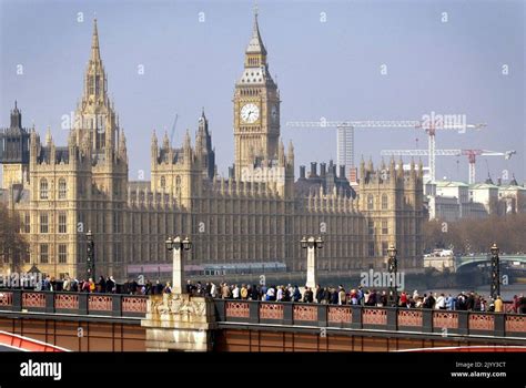 Datei Foto Vom Der Warteschlange Auf Der Londoner Lambeth