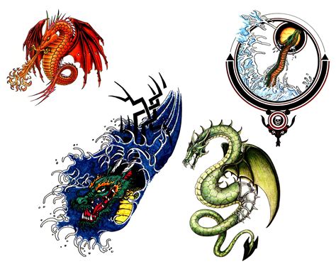 Baby Dragon Tattoo - Cliparts.co