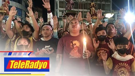 Mga Deboto Ng Itim Na Nazareno Patuloy Ang Pagdagsa TeleRadyo YouTube