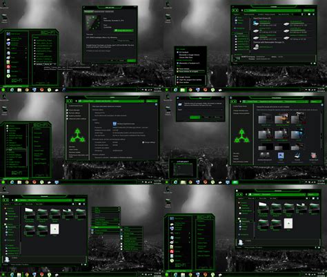 Windows 8 theme green dark sci-fi by tono3022 on DeviantArt