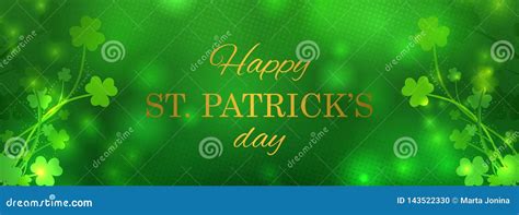 Tarjeta De Felicitaci N Del D A Del S De St Patrick Stock De