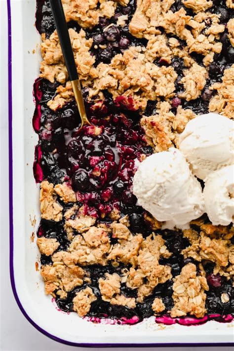 Easy Blueberry Crisp Nora Cooks