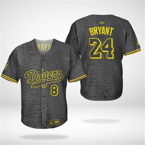 Kobe Bryant LA Dodgers Jersey Lakers Night 2023 - Icestork