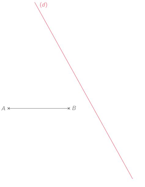 Construire Le Sym Trique D Un Segment Par Rapport Une Droite E