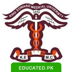 King Edward Medical University Lahore Admission 2024 Last Date