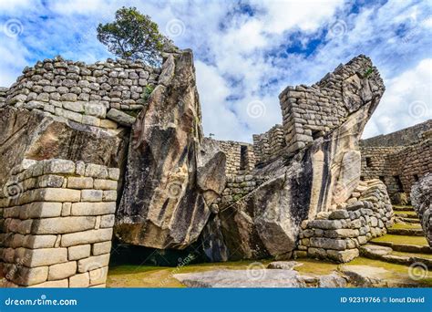 Ciudad Antigua De Los Incas De Machu Picchu Per Foto De Archivo