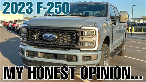 AZURE GRAY 2023 Ford F 250 Lariat Super Duty Full Review Of Dayton S