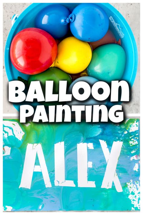 Fun Water Balloon Painting Activity For Kids