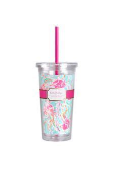 Tumbler With Straw Lilly Pulitzer Tumbler With Straw Lilly