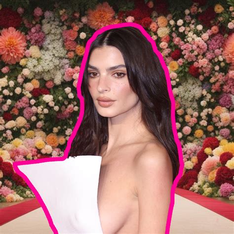 Emily Ratajkowski Bares Her Bejeweled Booty On The 2024 Met Gala Red