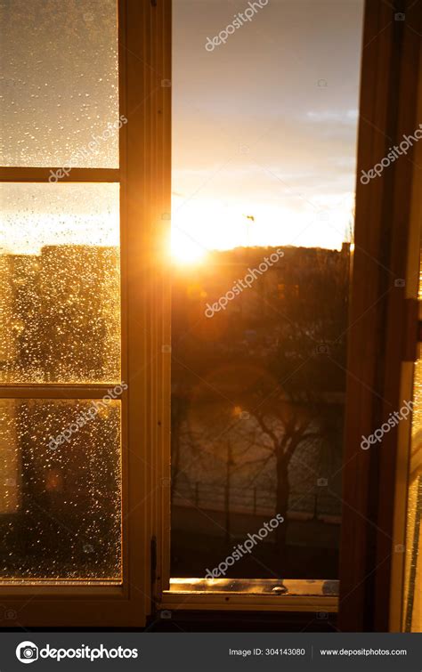 Raindrops on window pane Stock Photo by ©azgek1978 304143080