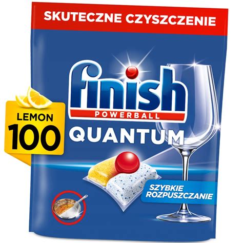 Finish Quantum Kapsu Ki Do Zmywarki Lemon Szt Allegro Pl