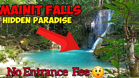 Hidden Paradise Mainit Falls Ng Odiongan Youtube