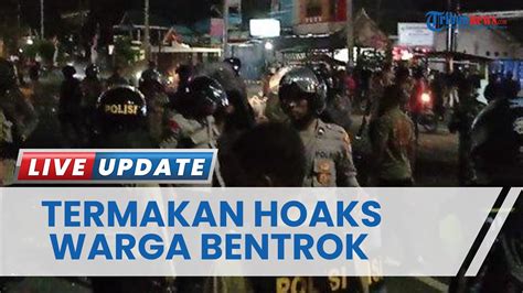 Panas Gegara Hoaks Warga Manokwari Blokade Jalan Hingga Bentrok