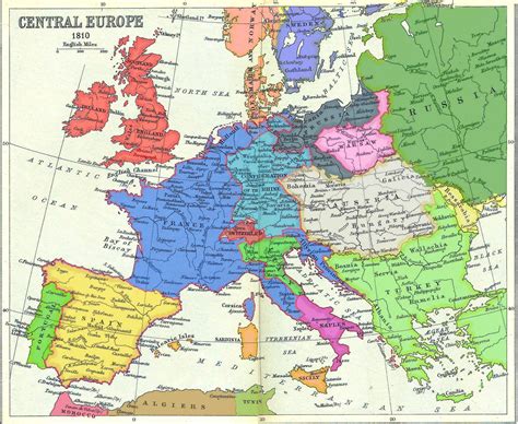 A coloured map of Napoleonic Europe [2286x1872] : MapPorn