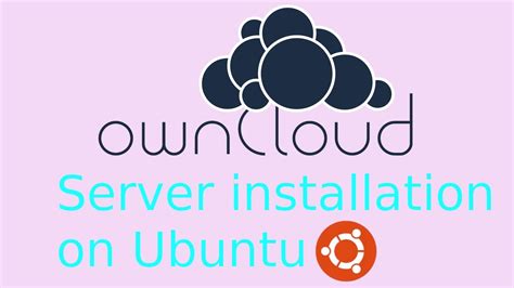 Owncloud Installation On Ubuntu 2004 Youtube