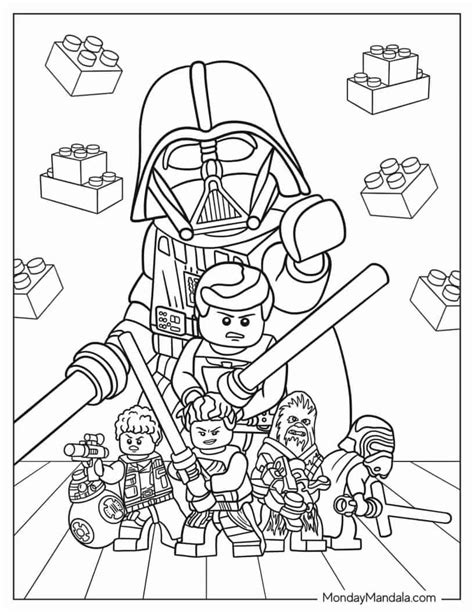 60 Lego Coloring Pages Free PDF Printables Lego Coloring Pages