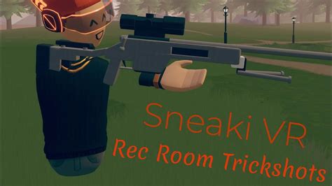 Crazy Rec Room Sniper Trickshot Montage Youtube