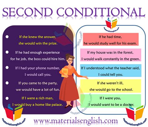 Conditional Sentences With Second Conditionals In English Materials