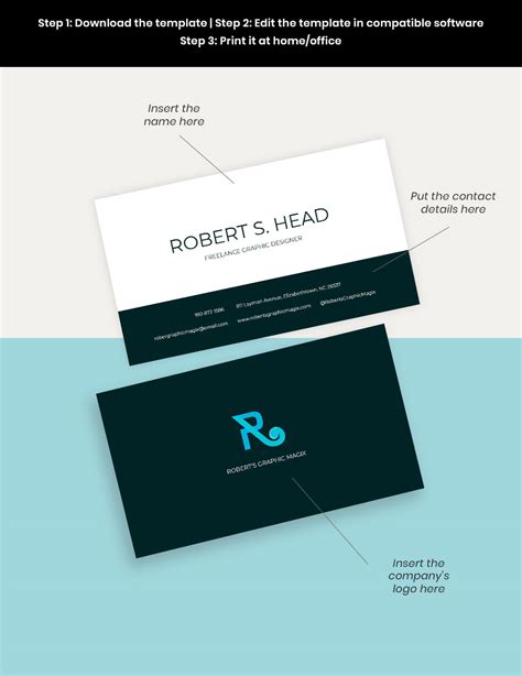 Freelance Graphic Designer Business Cards