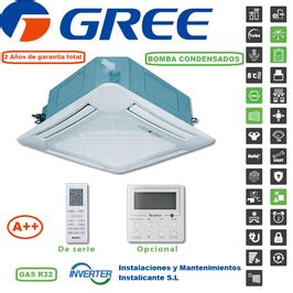 Aire Acondicionado Gree Cassette Modelo UM CST 24 6000 Frigorias