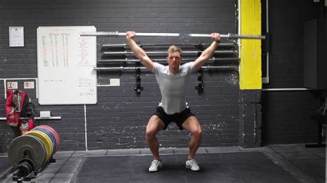 Barbell Overhead Squats Youtube