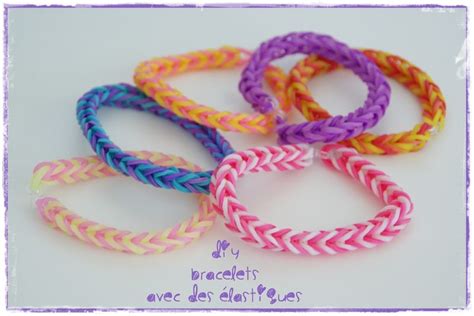 DIY faire des bracelets avec des élastiques VIDEO INSIDE