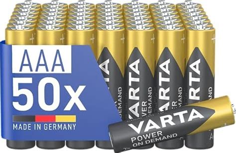 VARTA Batterien AA 20 Stück Power on Demand Alkaline 1 5V