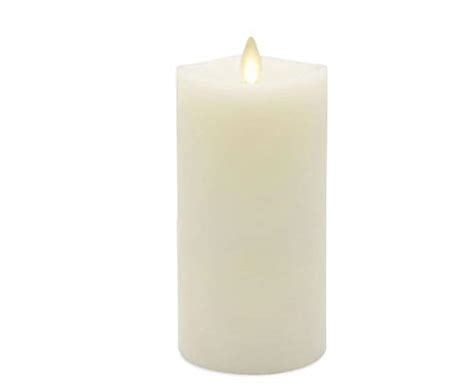 Matchless Candle Co Moving Flame 3 X 6 Pillar LED Candle Melted Edge