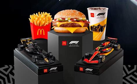 Carro F1 Mcdonald's - McDonald's lança combo com miniaturas de carros da Fórmula 1