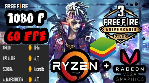 Free Fire Ryzen G Vega Bluestacks Test Graficos Ultra