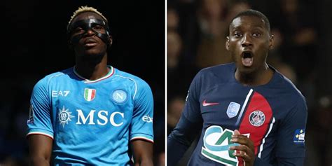 Psg Su Osimhen E Dalla Francia Borussia Dortmund Su Kolo Muani