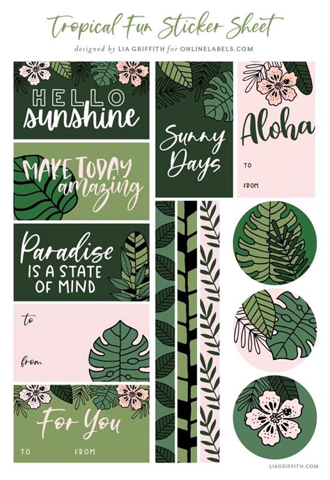 Lia Griffith Free Templates Printable Templates