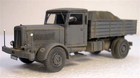 WWII German Hanomag Medium Truck - By Rick Hoskinson