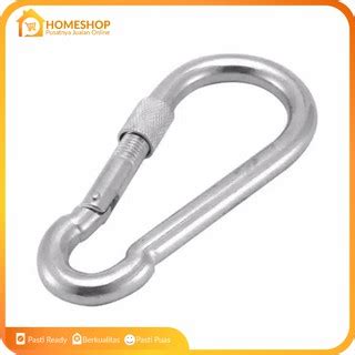 Jual Karabiner Besi Carabiner Steel Safety Outdoor Shopee Indonesia