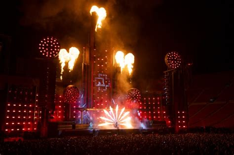 Rammstein delivers a blazing concert at the Coliseum full of thunder, fire and flame (2022)