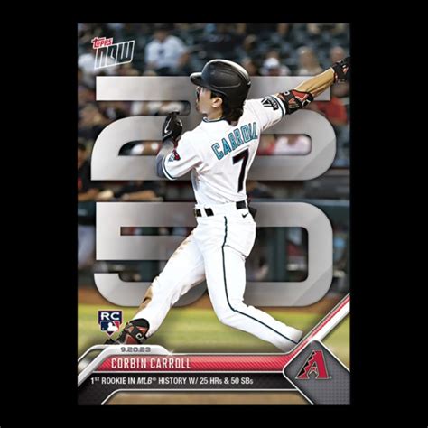 Mlb Corbin Carroll Topps Now Rc