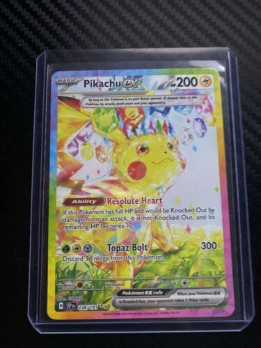 Pikachu EX Surging Sparks 238 191 Special Illustration Rare SIR PACK