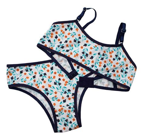 Kit Pe As Conjunto Lingerie Infantil Estampado S Bojo Parcelamento